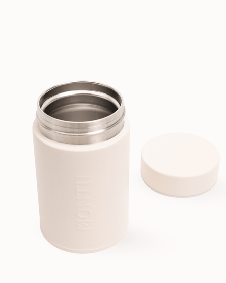 MontiiCo Insulated Snack Pot - Cream detail