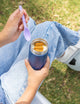 MontiiCo Insulated Snack Pot - Navy portrait 1