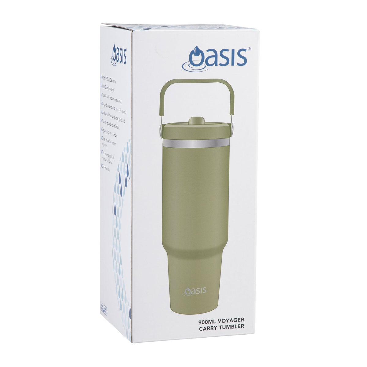 Oasis Insulated Voyager Carry Tumbler 900ml - BentoBliss