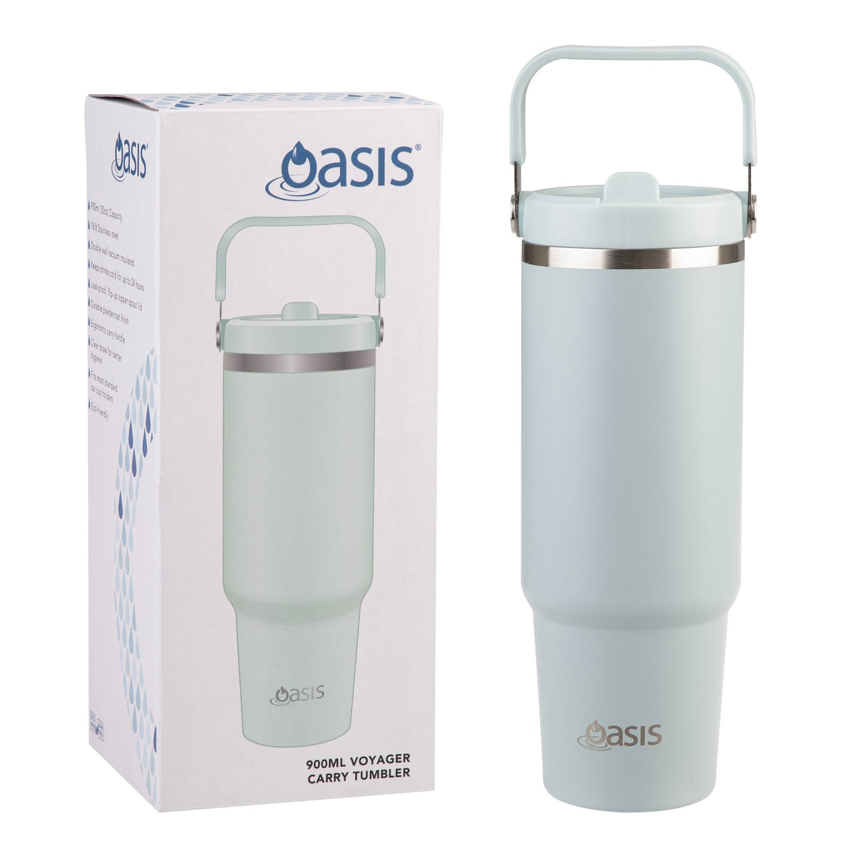 Oasis Insulated Voyager Carry Tumbler 900ml - BentoBliss
