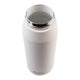 Oasis Ceramic Lined Stainless Steel Capri Drink Bottle 750ml cream bottle close-up showing wide mouth, stainless rim and ceramic-lined interior.