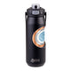 Oasis Ceramic Lined Stainless Steel Capri Drink Bottle 750ml black bottle with cutaway view showing ceramic lining and insulated steel layers.