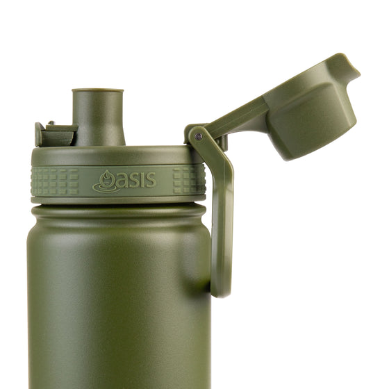 Oasis Insulated Challenger Sports Bottle With Quick Release Cap 550ml