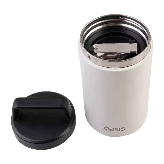 Oasis Insulated Food Flask With Spoon And Handle 700ml