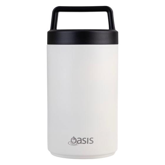 Oasis Insulated Food Flask With Spoon And Handle 700ml