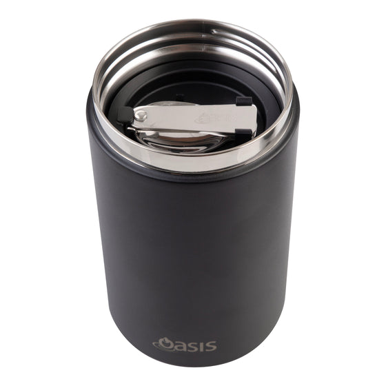 Oasis Insulated Food Flask With Spoon And Handle 700ml