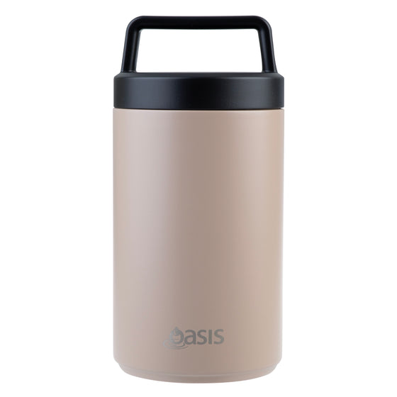 Oasis Insulated Food Flask With Spoon And Handle 700ml