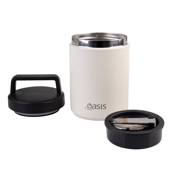 Oasis Insulated Food Flask With Spoon And Handle 480ml
