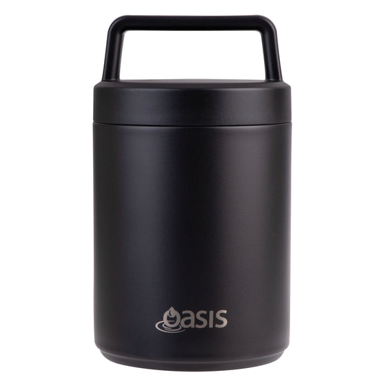 Oasis Insulated Food Flask With Spoon And Handle 480ml