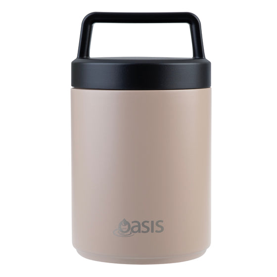 Oasis Insulated Food Flask With Spoon And Handle 480ml