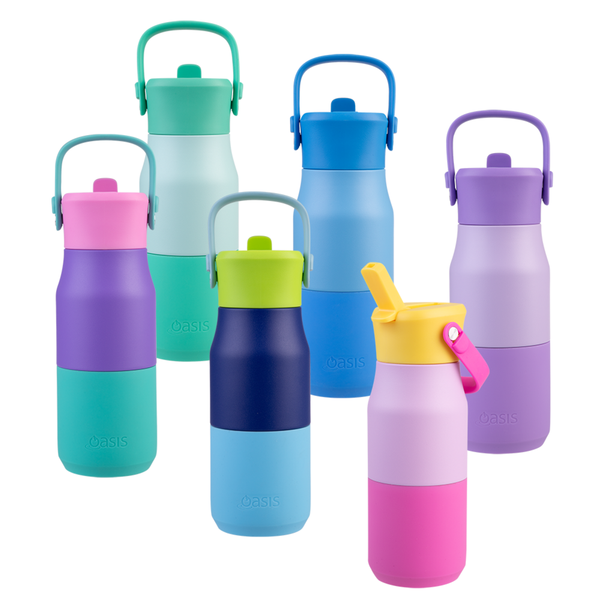 Oasis Insulated Jnr Drink Bottle With Sipper 400ml - BentoBliss