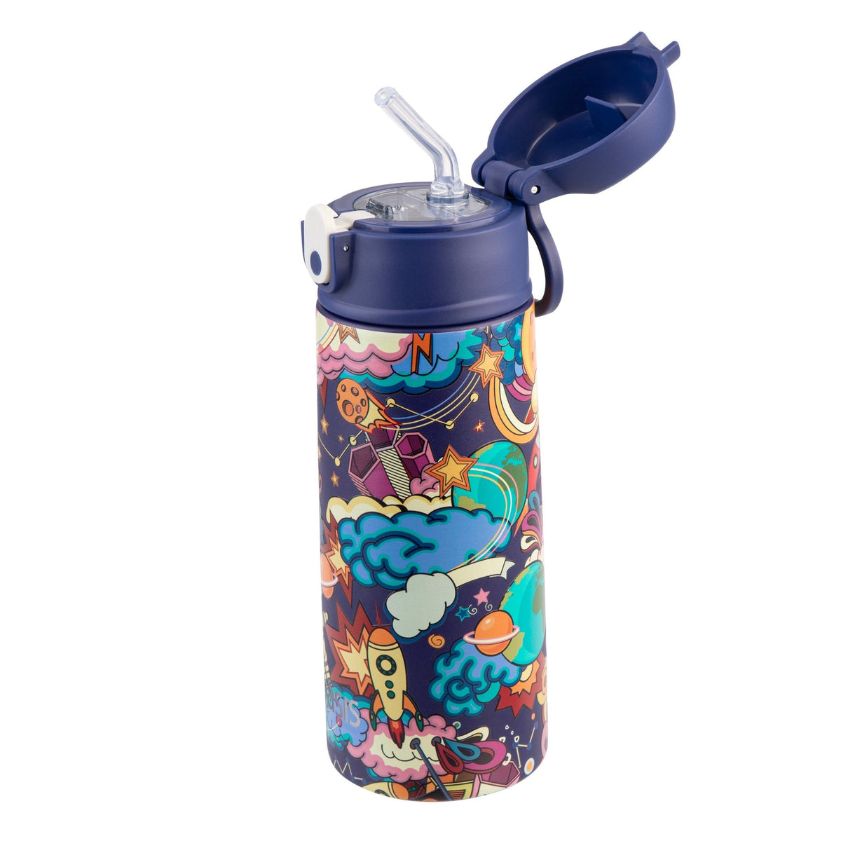 Sachi Insulated Lunch Bag & Bottle Bundle - Alien Adventures - BentoBliss