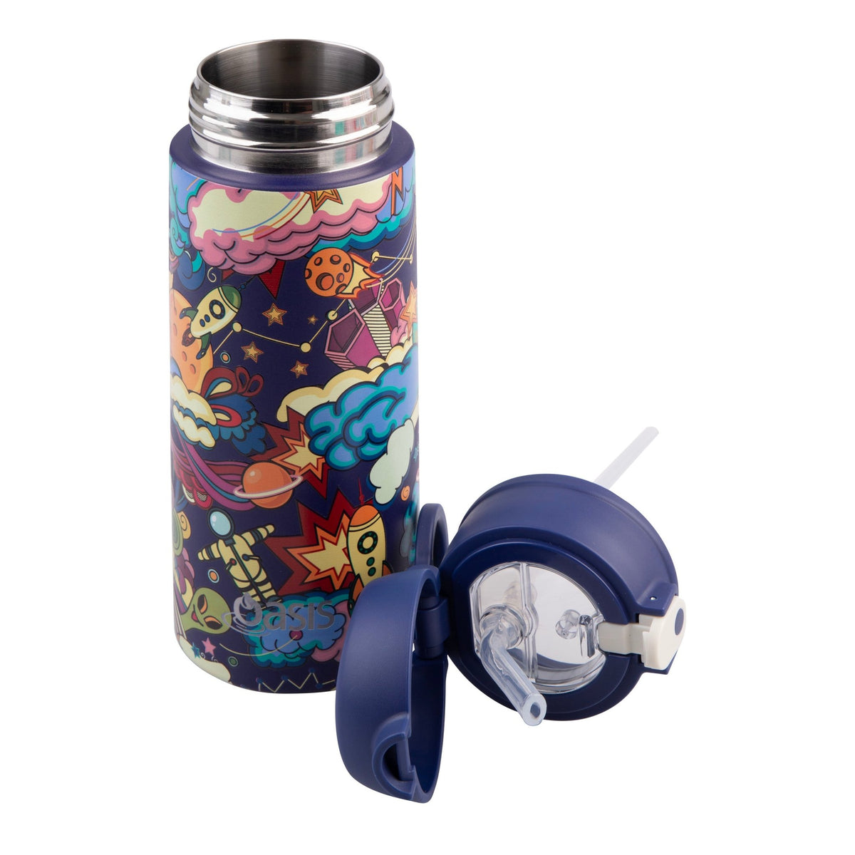 Sachi Insulated Lunch Bag & Bottle Bundle - Alien Adventures - BentoBliss