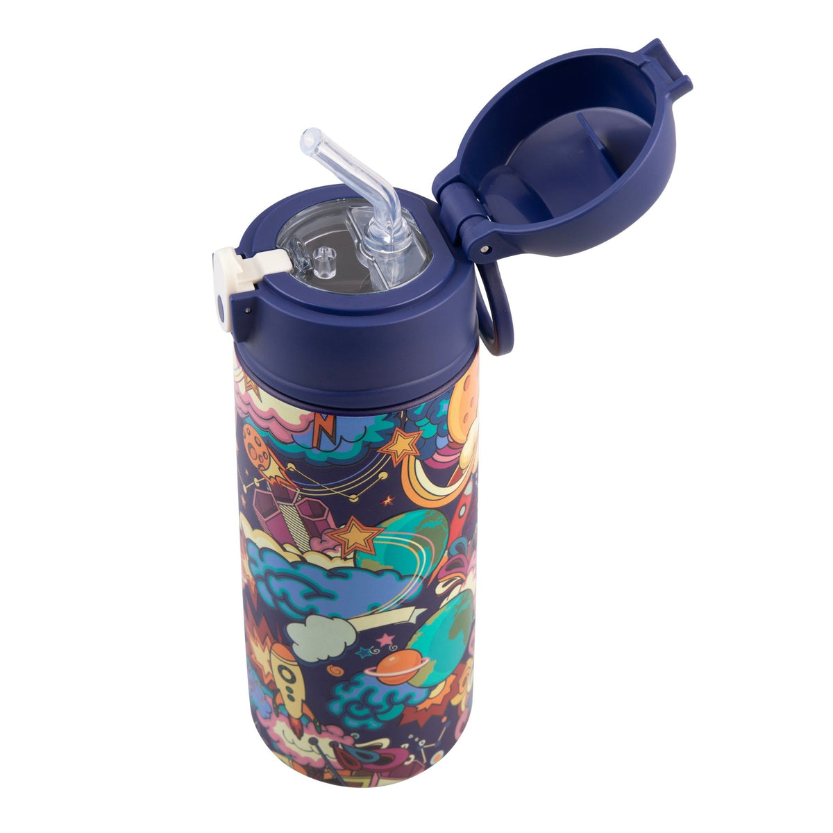 Sachi Insulated Lunch Bag & Bottle Bundle - Alien Adventures - BentoBliss