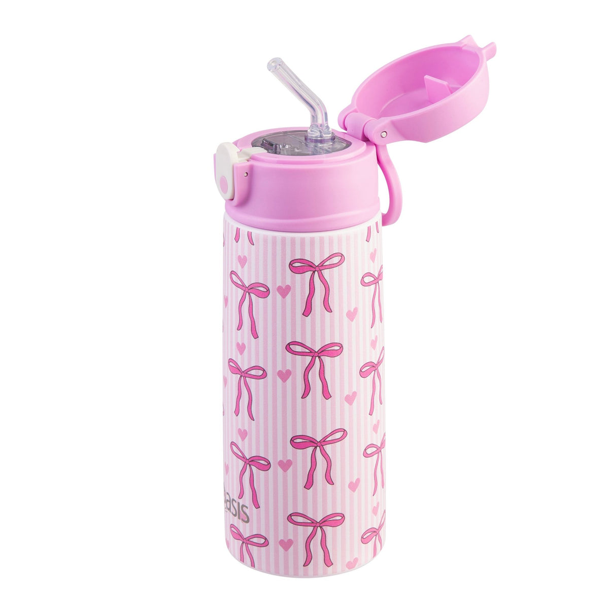 Sachi Insulated Lunch Bag XL & Bottle Bundle - Bows & Hearts - BentoBliss