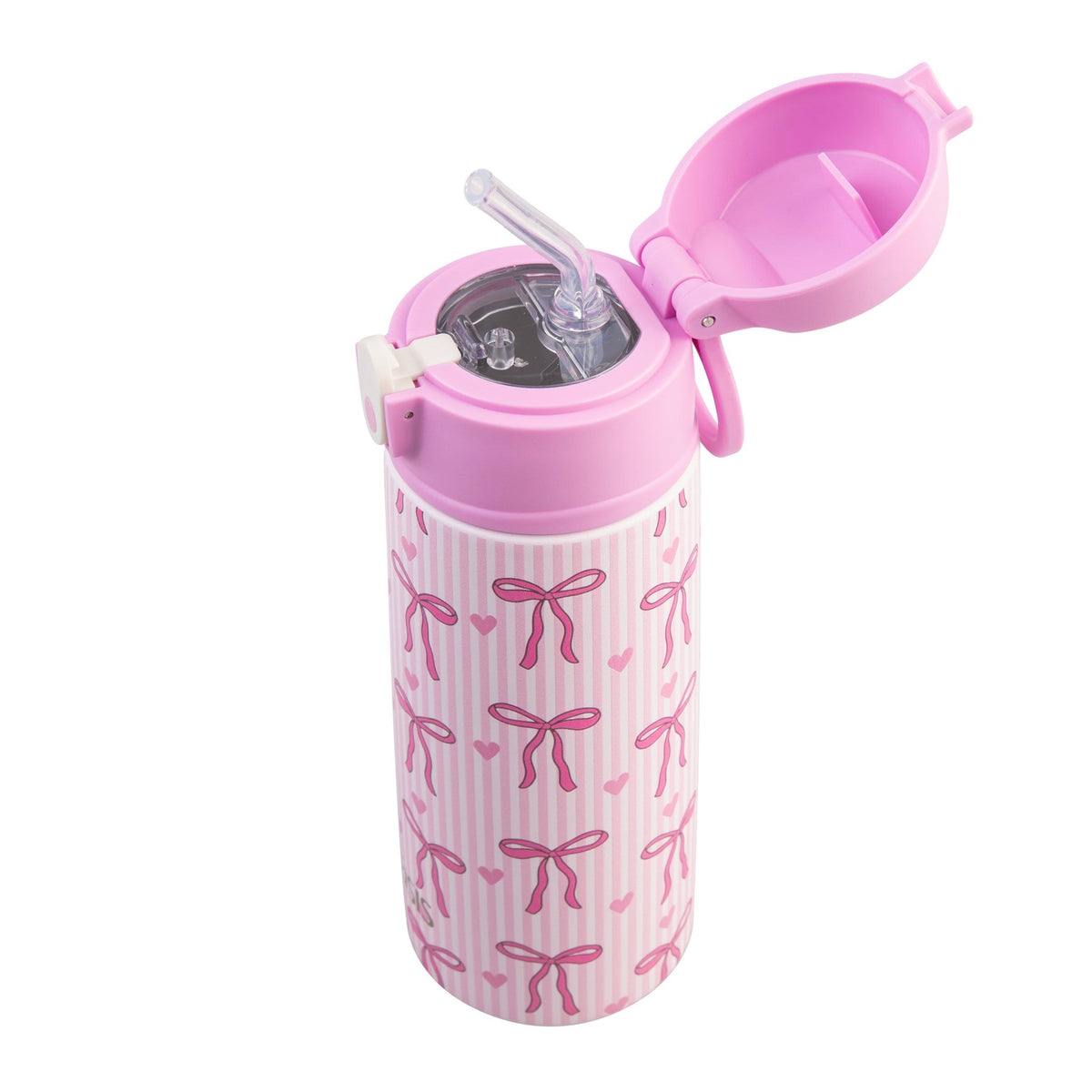 Sachi Insulated Lunch Bag XL & Bottle Bundle - Bows & Hearts - BentoBliss