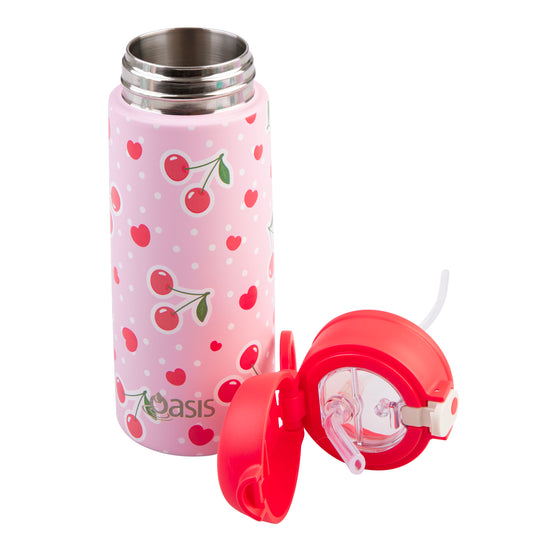 Sachi Insulated Lunch Bag & Bottle Bundle - Cherry Crush