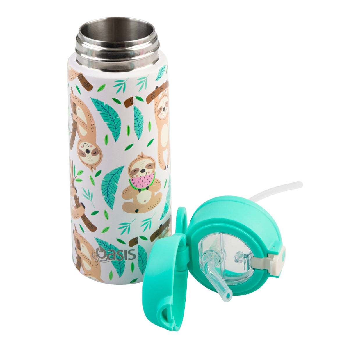 Sachi Insulated Lunch Bag & Bottle Bundle - Sleepy Sloths - BentoBliss
