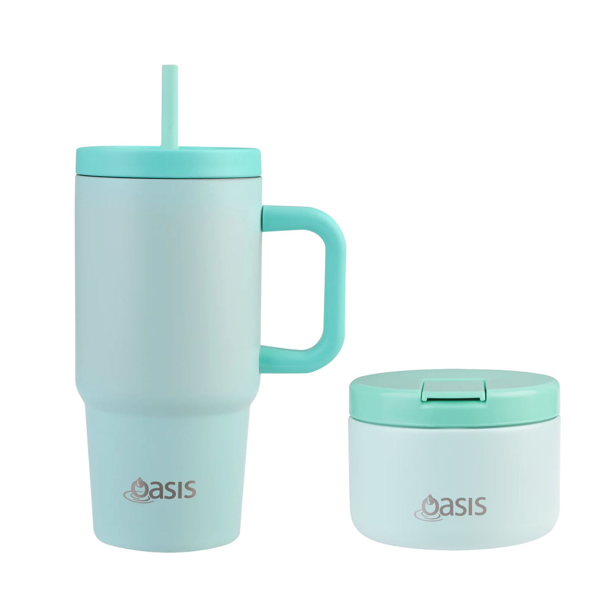 Oasis Food Jar & Junior Commuter Bundle - Mint - BentoBliss