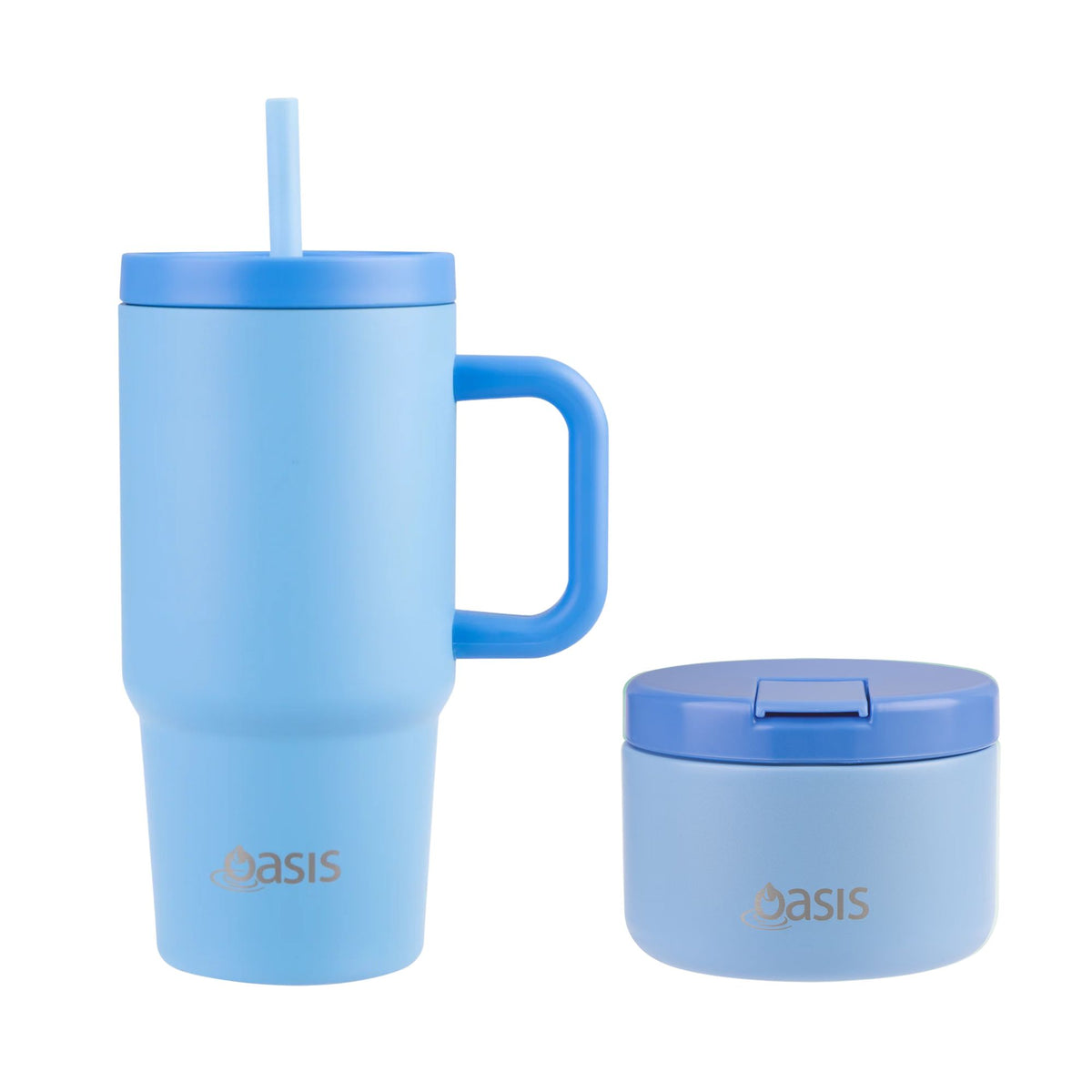 Oasis Food Jar & Junior Commuter Bundle - Blue - BentoBliss