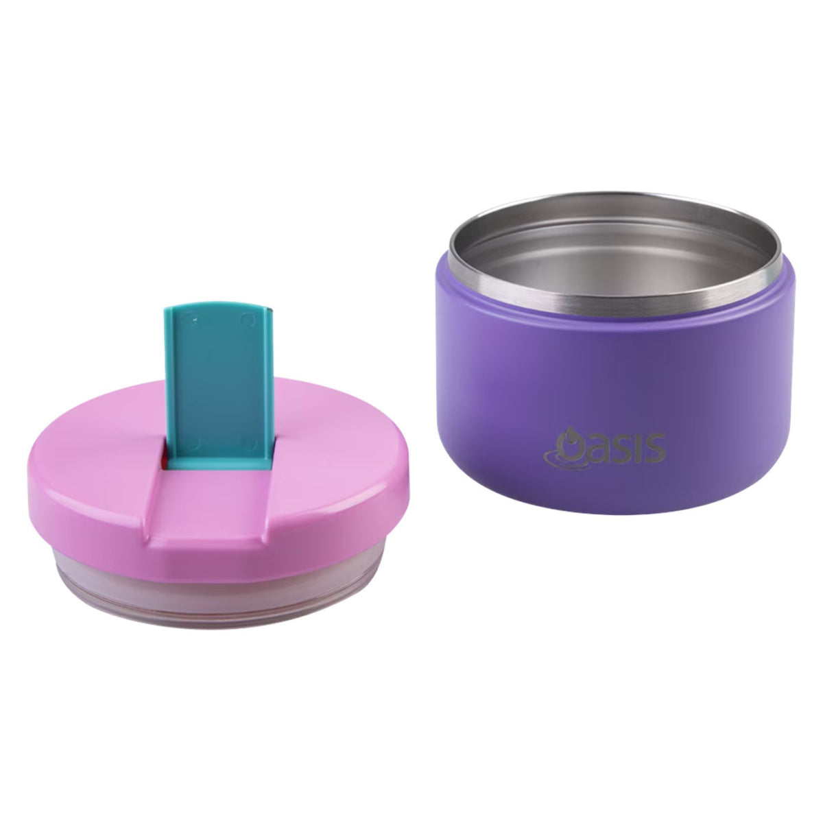 Oasis Food Jar & Junior Commuter Bundle - Mermaid Purple - BentoBliss