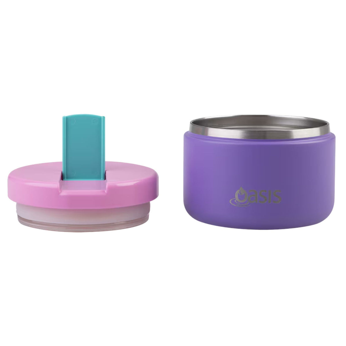 Oasis Food Jar & Junior Commuter Bundle - Mermaid Purple - BentoBliss