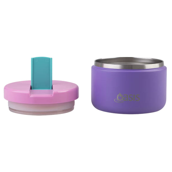 Oasis Food Jar & Junior Commuter Bundle - Mermaid Purple