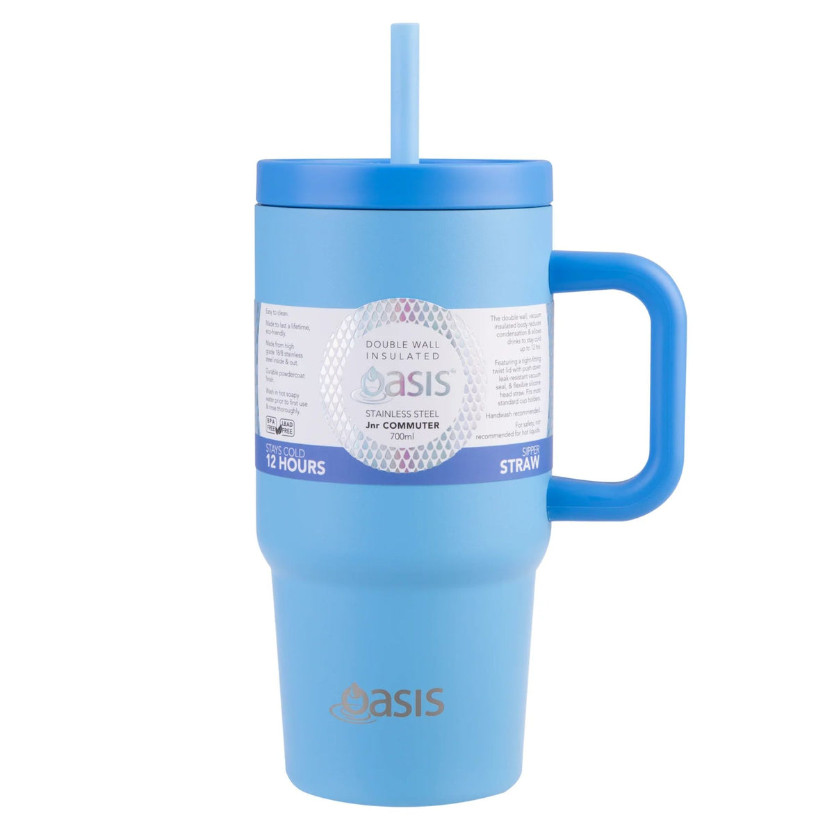 Oasis Food Jar & Junior Commuter Bundle - Blue - BentoBliss