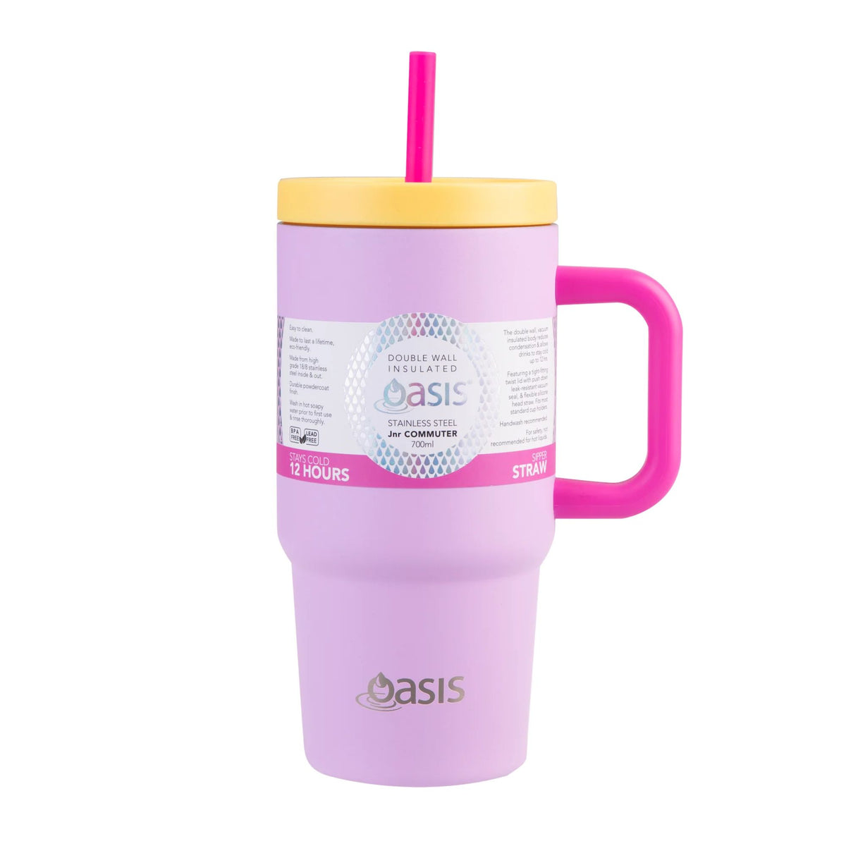 Oasis Food Jar & Junior Commuter Bundle - Bubblegum Pink - BentoBliss