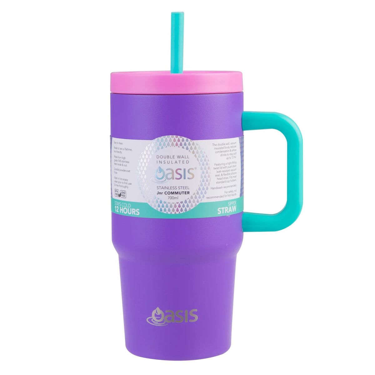 Oasis Food Jar & Junior Commuter Bundle - Mermaid Purple - BentoBliss