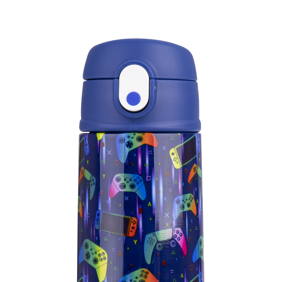 Oasis stainless steel double wall insulated kids drink bottle 550ml gamer