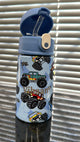 Oasis Stainless Steel Double Wall Insulated Kid's Drink Bottle 400ML - Monster Trucks