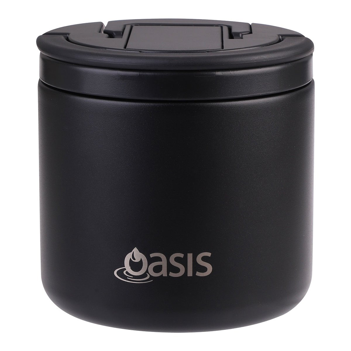 Oasis Insulated Food Flask 500ml - Black - BentoBliss