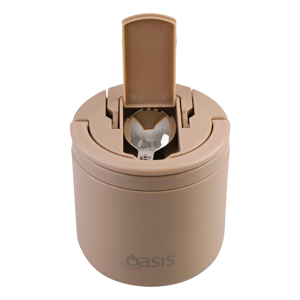 Oasis Insulated Food Flask 500ml - Latte - BentoBliss