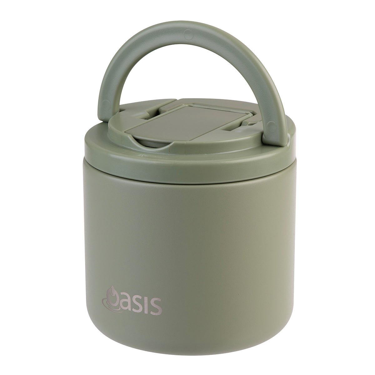 Oasis Insulated Food Flask 500ml - Olive Green - BentoBliss