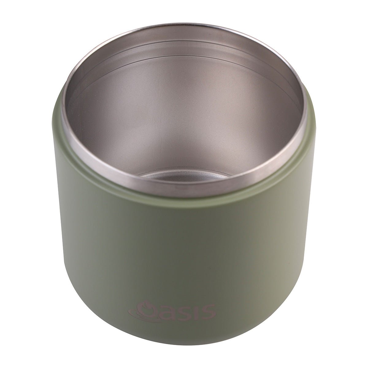 Oasis Insulated Food Flask 500ml - Olive Green - BentoBliss