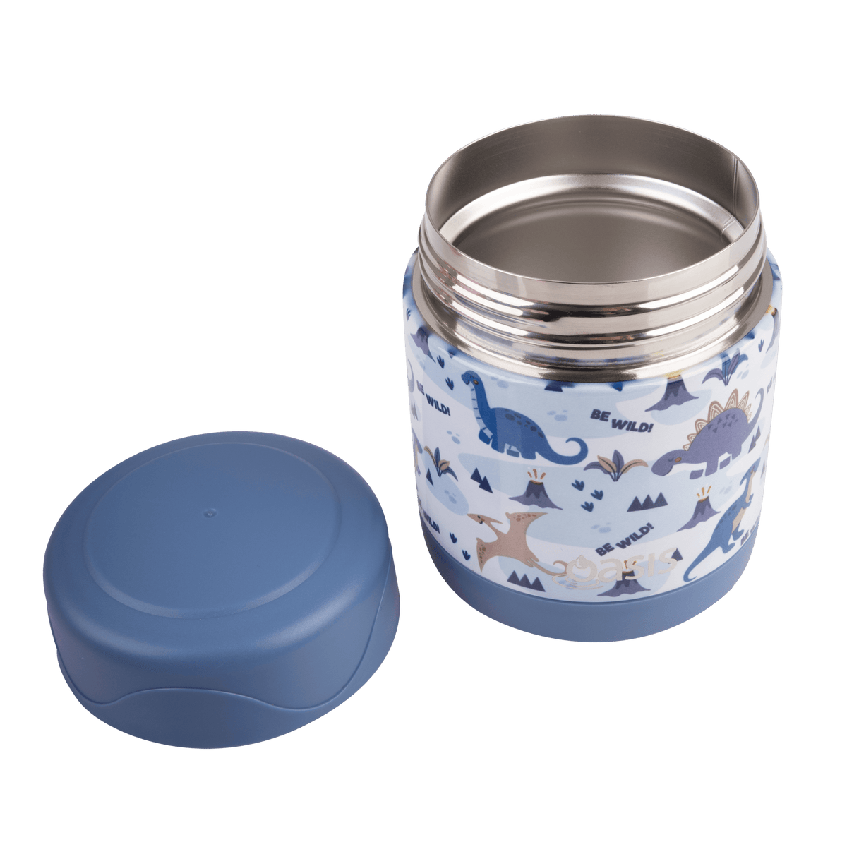 Sachi Insulated Lunch Bag, Food Jar & Bottle Bundle - Dinosaur Land - BentoBliss