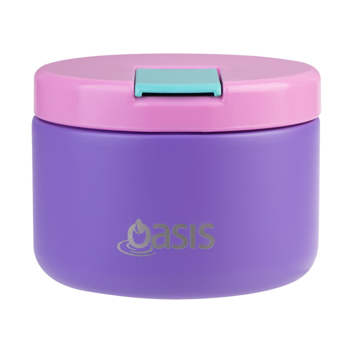 Oasis Insulated Food Flasks & Junior Drink Bottle - Mermaid Purple - BentoBliss