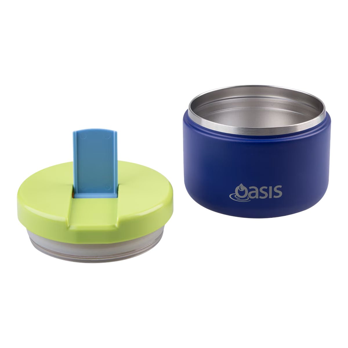 Oasis Insulated Food Flask 300ml - Peacock Blue - BentoBliss