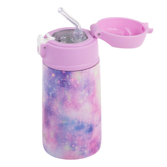 Oasis Stainless Steel Double Wall Insulated Kid's Drink Bottle 400ML - Galaxy