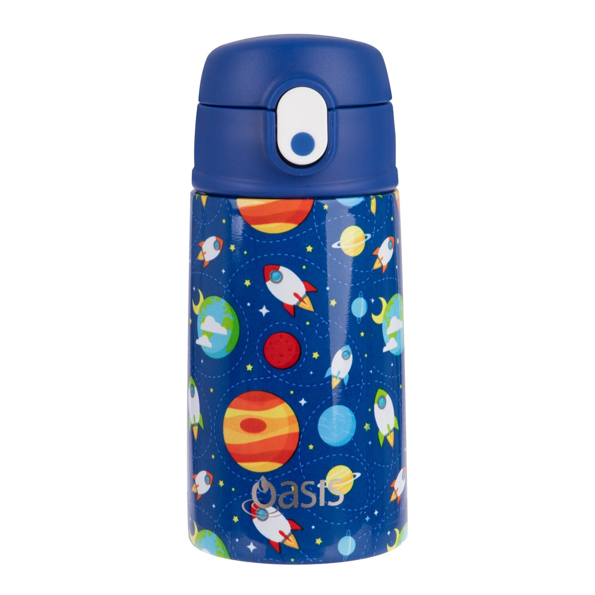 Sachi Insulated Double Decker Lunch Bag & Kids Drink Bottle 400ml - Outer Space - BentoBliss