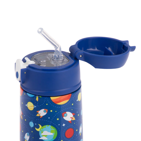 Oasis Stainless Steel Double Wall Insulated Kid's Drink Bottle 400ML - Outer Space