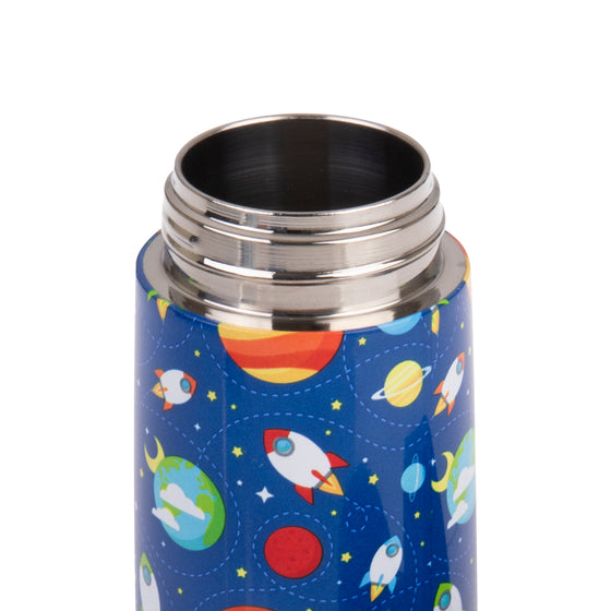 Oasis Stainless Steel Double Wall Insulated Kid's Drink Bottle 400ML - Outer Space