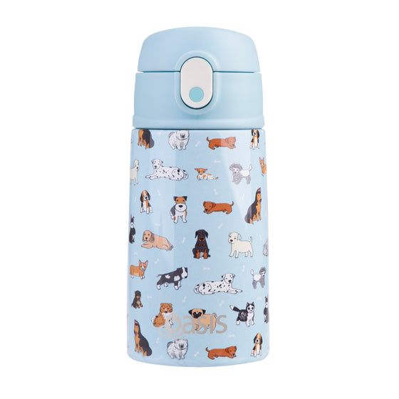 Oasis Stainless Steel Double Wall Insulated Kid's Drink Bottle 400ML - Puppy Dogs