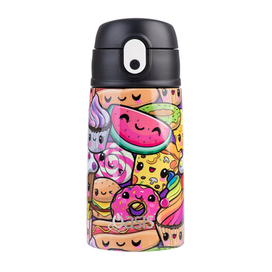 Oasis Stainless Steel Double Wall Insulated Kid's Drink Bottle 400ML - Squishies