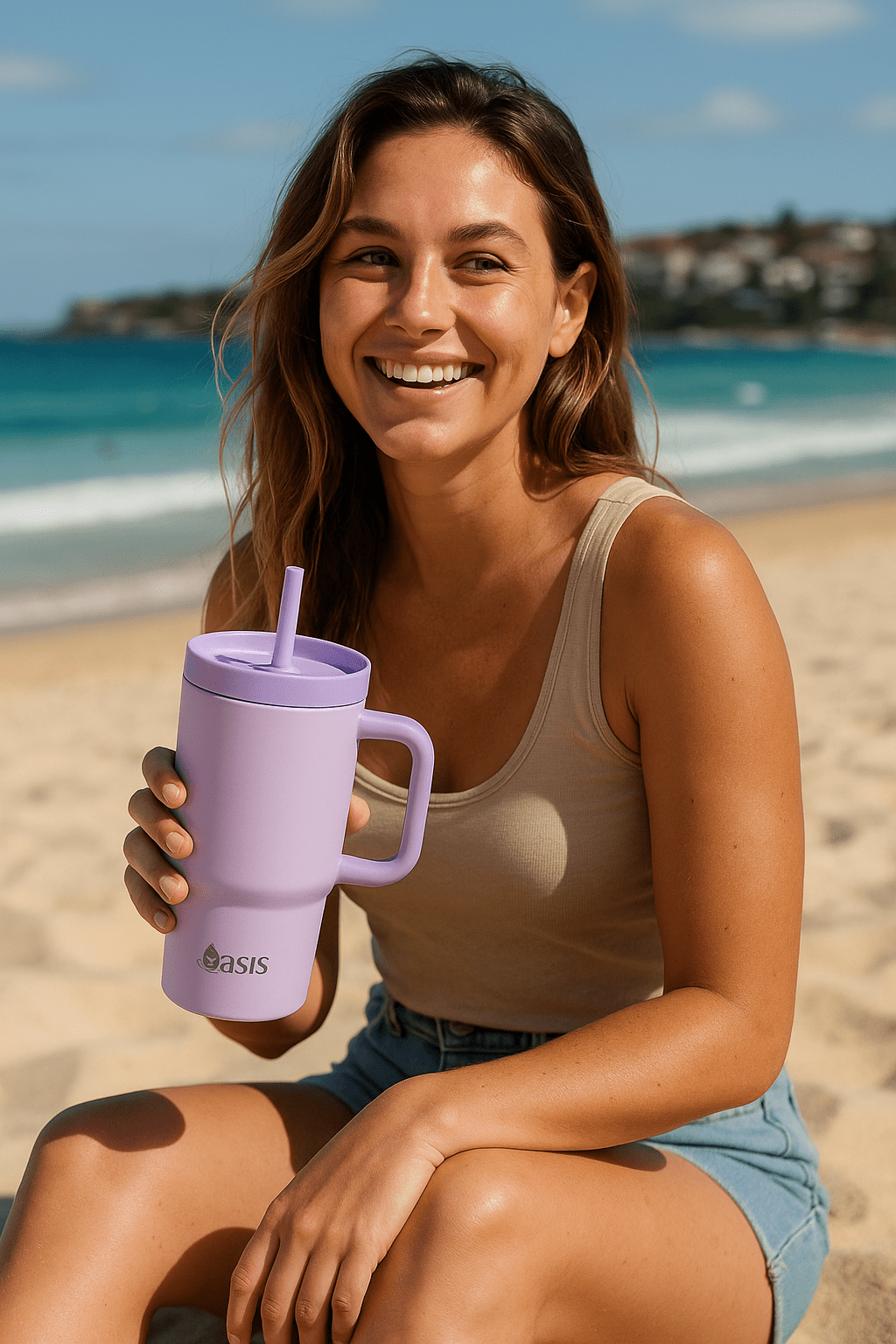 Oasis Insulated Junior Commuter Tumbler 700ml - Lilac - BentoBliss