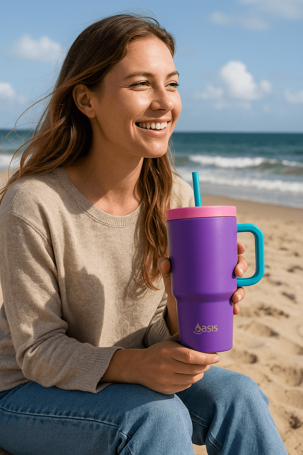 Oasis Food Jar & Junior Commuter Bundle - Mermaid Purple - BentoBliss