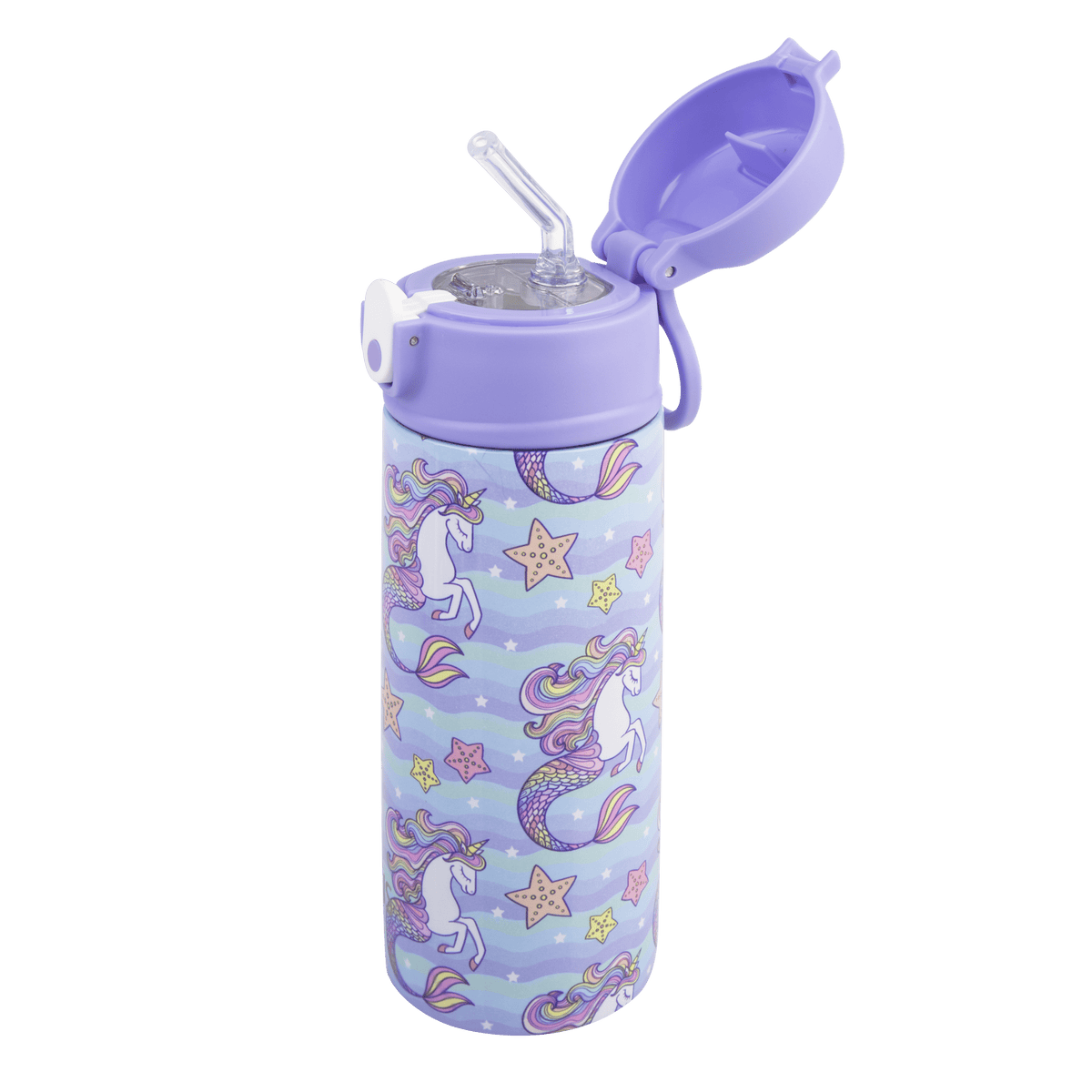 Sachi Insulated Lunch Bag and Bottle Bundle - Mermaid Unicorn - BentoBliss
