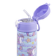 Oasis stainless steel double wall insulated kids drink bottle 550ml mermaid unicorn with sipper straw
