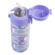 Oasis stainless steel double wall insulated kids drink bottle 550ml mermaid unicorn with sipper straw